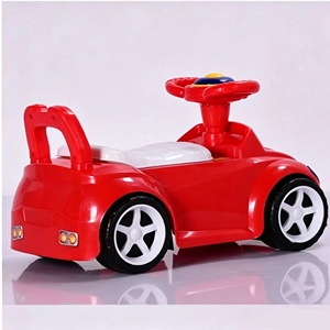 Scooter de cuatro ruedas para bebés de 1 a 3 años, scooter de baño de plástico para niños, coche mecedora de juguete para niños pequeños - Product Image 4