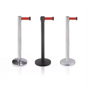 מחסום stanchion stanchion פוסט נירוסטה גדר בטיחות תנועה גדר בטיחות עבור בקרת הקהל - Product Image 5