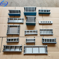 Moldes para Pruebas de Mortero y Concreto, Cubo Triple de 707 mm, Acero Fundido, Prueba de Resistencia del Cemento, ASTM C109 EN 196 ISO 679