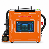 Machine de nettoyage au laser pulsé compacte 200W à prix d'usine pour l'élimination de la rouille et le décapage de la peinture sur site