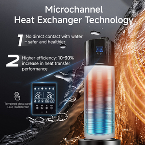 New Energy All in One R290 Air Source Heat Pump Water <b>Heater</b> 200L Hot DHW <b>WIFI</b> Control CE Certificated R290 Eco-friendly Refrige - Product Image 1
