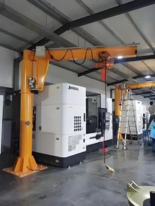 رافعة ذراعية/كابولية مثبتة على الحائط من لونج سورس بسعة 0.5-10 طن وارتفاع رفع 20 متر لتطبيقات ورش العمل والمصانع - Product Image 5