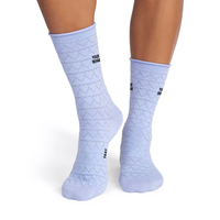 Chaussettes mi-mollet décontractées en bambou biologique confortables et luxueuses, chaussettes en fibre de bambou pour femmes, logo personnalisé