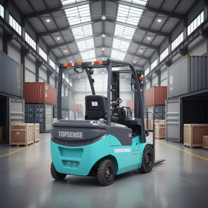 Chariot élévateur électrique de marque 2 tonnes 4 roues Batterie au plomb-acide Manutention d'entrepôt avec déplaceur latéral électrique et options de pneus - Product Image 1