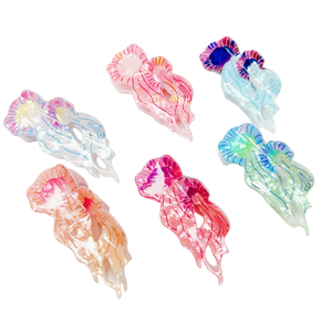 <strong>2026</strong> <strong>Fashion</strong> Women Hair Accessories <strong>Colorful</strong> Ocean Jellyfish Sharp Claw <strong>Hairpin</strong> Clips Acrylic Hair Clamps Decoration Gift - Product Image 2