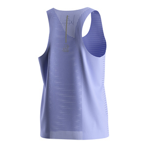 Gilet de course réfléchissant pour hommes, design sans couture, grandes ouvertures aux bras, séchage rapide pour le marathon - Product Image 4