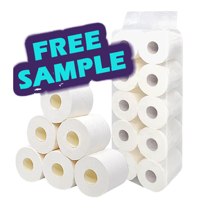 Papier toilette jetable 3 plis gaufré, <span class=keywords><strong>absorbant</strong></span>, écologique, biodégradable, en gros, en grandes rouleaux, en pâte de bois vierge - Product Image 1