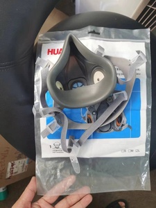 Ukuran 6300 L <span class=keywords><strong>respirator</strong></span> Kimia pernis lukisan semprot dapat diganti filter ganda setengah wajah ekonomis - Product Image 4