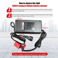 Chargeur de batterie au lithium d'origine XILIN pour transpalette électrique CBD15, entrée 100-240V, 29.4V 6A, IP20