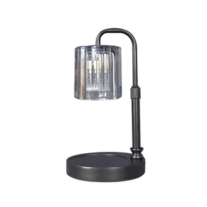 Lámpara de Mesa Industrial Ajustable con Pantalla de Lino, LED E26 2700K Luz Cálida, Control Táctil, Wi-Fi, Cuello Flexible, Base de Metal para Dormitorio - Product Image 2