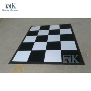 Piste de danse en PVC pour événements de mariage – Plateforme en plastique à installation rapide – Bordure en promotion - Product Image 6