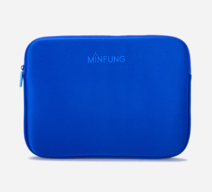 MINFUNG GOTS-zertifizierte Maßgefertigte Umweltfreundliche Neopren 13 14 15 Zoll Reißverschluss Wasserdichte Fleece Notebook-Hülle <span class=keywords><strong>Laptop</strong></span>-Tasche - Product Image 1