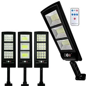 IP65 Kablosuz Dış Mekan LED Güneş Enerjili Sokak Lambası Uzaktan Kumandalı 3 Modlu Hareket Sensörü Bahçe Avlu Veranda Yol İçin - Product Image 1