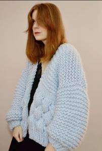 <span class=keywords><strong>2022</strong></span> personnalisé corée école moelleux flou mignon chaud fait à la main Mohair Cardigan femmes pull pour les <span class=keywords><strong>vacances</strong></span> - Product Image 4