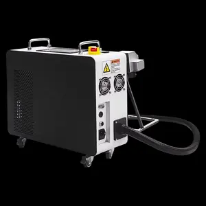 Limpiador láser pulsado Portátil Refrigerado por aire ZIXU 100W 200W 300W Máquina integrada de corte y marcado de limpieza pulsada