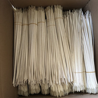 Teint en gros naturel blanc paon bâton tige plumes de paon pour matériel de montage de mouches accessoire de pêche bricolage artisanat naturel