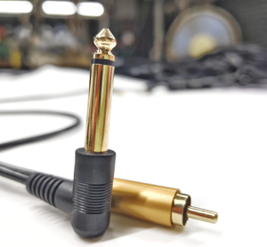 Cavo Adattatore Audio Mono da 6,5mm (<span class=keywords><strong>1</strong></span>/<span class=keywords><strong>4</strong></span> di Pollice) Maschio a RCA Maschio, Cavo Convertitore Aux Professionale per Chitarra, Amplificatore, Mixer - Product Image 4