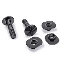 Écrou de positionnement tactique en T pour casque, M4/M5/M6/M8/M10, ovale, électroplaqué, anti-déchirure, pour fixation intégrale