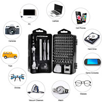 Jeu de tournevis de précision 115 en 1 outils à main de réparation électronique Micro forets magnétiques pour iPhone PC Mac Console de jeu bricolage