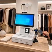 Terminal de point de vente Android haut de gamme, système de point de vente tout-en-un, machine de point de vente Android OS pour restaurants gastronomiques, bars et clubs haut de gamme