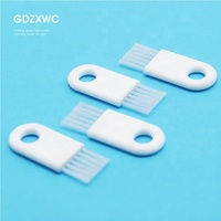 Nouveauté Gadget Clé Brosses De Qualité Alimentaire PBT Poils Mini Brosse Rasoir Accessoires Produit pour Nettoyage Ustensile De Cuisine 10 Couleurs