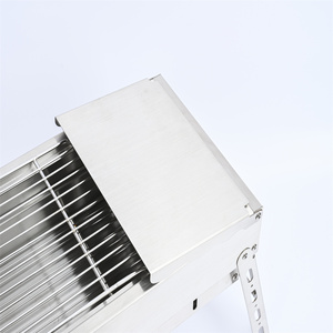 OEM Mini Portable Stainless Steel Camping <strong>Charcoal</strong> <strong>Grills</strong> New Style Thicken Folding BBQ Trailer for Outdoor Camping - Product Image 4