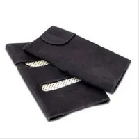 Tourmaline Thermique Wrap Genou Alpaka Warmar Garder Au Chaud Brace Réchauffeur Patchs Naturels Tissu Pour Plaine Noir Wraps Néoprène Warmers