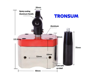 Groothandelsprijs Tronsum Supersterke 300Kg Schakelbare Magnetische Lasklem Neodymium Magneetring Verschillende Maten Aan/Uit Schakelaar