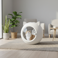 Séchoir pour animaux de compagnie entièrement automatique, séchoir de bain, séchoir intelligent à soufflerie rapide, grande capacité, boîte de séchage des poils pour animaux