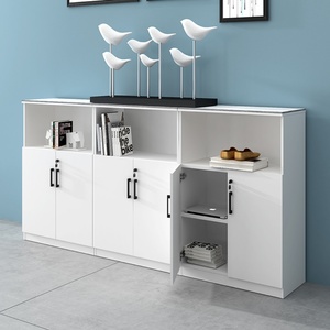 Modern <b>White</b> Office <b>Cabinets</b> Wooden Filing <b>Cabinet</b> Wood Cupboard Office File <b>Cabinet</b> - Product Image 6