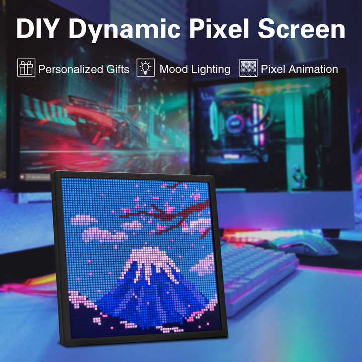IDotMatrix Pixel Screen App Control Custom LED Text Pattern Animation ...