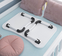 Escritorio plegable para ordenador, mesa sencilla, escritorio de cama de estudio moderno, mesa para ordenador portátil, diseño colorido, plegable para el hogar, oficina, plástico, madera, FX