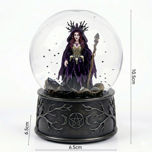 Bola <span class=keywords><strong>de</strong></span> Nieve <span class=keywords><strong>de</strong></span> <span class=keywords><strong>Bruja</strong></span> Estilo Gótico, Artesanía <span class=keywords><strong>de</strong></span> Resina Personalizada, Escultura <span class=keywords><strong>de</strong></span> Bola <span class=keywords><strong>de</strong></span> Agua <span class=keywords><strong>de</strong></span> Cristal para Decoración <span class=keywords><strong>de</strong></span> Halloween - Product Image 2