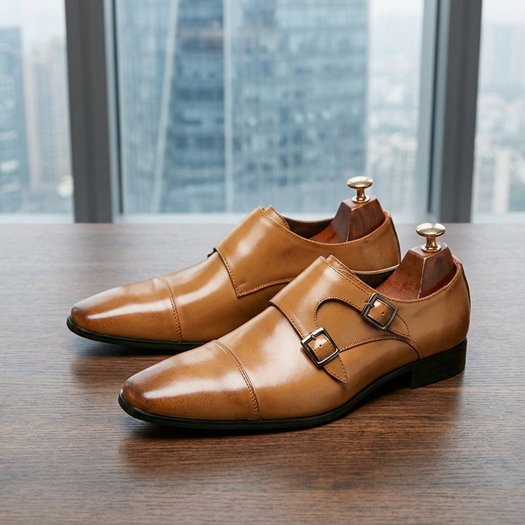 Men's Genuine Leather Oxford Shoes for Office, Weddings & Business