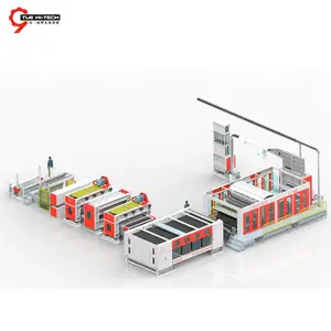 Tue không dệt PU/PVC da nhân tạo chất nền lớp phủ dây chuyền sản xuất - Product Image 1