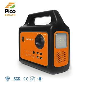 โปรเจคเตอร์ระบบพลังงานแสงอาทิตย์แบบพกพา คุณภาพสูง รุ่นใหม่ ขายส่ง - Product Image 1