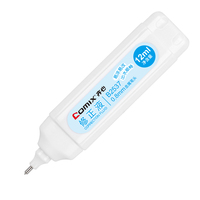 Stylo correcteur liquide COMIX pour étudiants, livraison rapide, papeterie scolaire, pointe métallique, 12 ml