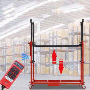 Piattaforma di Sollevamento Elettrica per Ponteggi 500kg 2m 6m 10m, Piattaforma Elettrica per Ponteggi 400kg 6m per Pittura Pareti e Costruzioni - Product Image 6