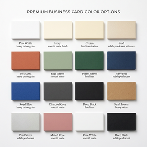 Tarjetas de Visita de Lujo con Grabado en Relieve, Diseño Minimalista, Logotipo Personalizado, Impresión Digital, Laminación con Película, Impresión Profunda en Papel - Product Image 5