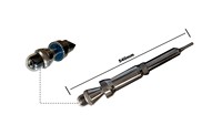 Caméra de forage sphérique 80 mm sur chariot avec câble de 400 m, rotation à 360 degrés, LED 12 pouces, résolution 800x600, garantie 1 an
