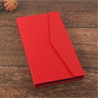 Style contracté Carnet Forme Carton Magnétique Pliant Électronique Mobile Téléphone Cas Carton Noir Boîte D'emballage