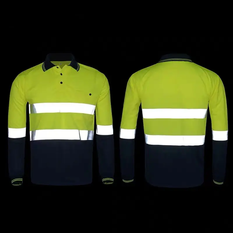 Uniforme de Police sur les routes de Construction, chemise courte à manches longues, réfléchissant Hi Vis, t-shirt de sécurité pour les hommes, nouvelle collection