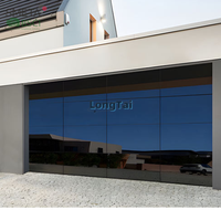 Puerta de Garaje Inteligente LONGTAI con Conexión Wifi, Control Remoto y por Teléfono, Puerta Seccional Superior sin Marco