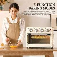 Four à Friture à Air Électrique Multifonctionnel 23L en Acier Inoxydable pour Usage Domestique avec Fonctions Intégrées de Cuisson à la Vapeur, Rôtissage, Cuisson et Déshydratation