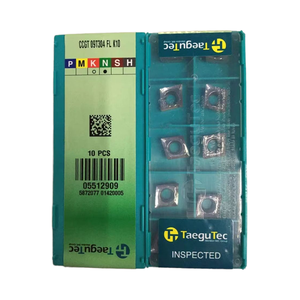 Taegutecs CCGT09T304-FL K10 <span class=keywords><strong>CNC</strong></span> chèn Carbide chèn cho cắt rãnh loại mạnh mẽ mặc sức đề kháng cho chế biến gang - Product Image 5