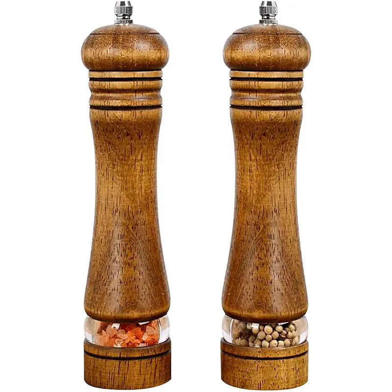 Tailai macinapepe in legno macinapepe in legno set macinapepe manuale classico set macinapepe ricaricabile