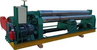 Machine à cintrer les tôles à trois rouleaux symétriques W11-12x3000, alimentation directe usine, avec structure de transmission stable