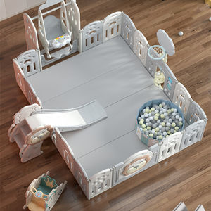 Recinzione per giochi in plastica per bambini, recinzione per porte di sicurezza per interni del parco giochi, box per bambini con recinzione pieghevole - Product Image 3