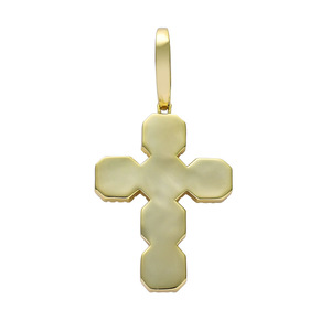 Wholesale 87mm Oversized Cross Solid Copper Pendant <strong>Necklace</strong> Hip Hop Style Full Zircon for <strong>Men</strong> Women's Engagement Wedding <strong>Rope</strong> - Product Image 6