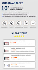 Barriera Elettronica a Energia Solare HAOKAI con Braccio Fino a 6m per Sicurezza Veicoli e Sistema di Traffico Autostradale (Riflettente di Grado Ingegneristico) - Product Image 5